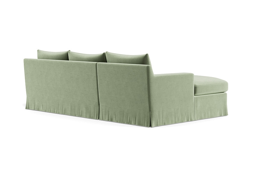 Sloan Slipcovered  Chaise Sectional - Image 4