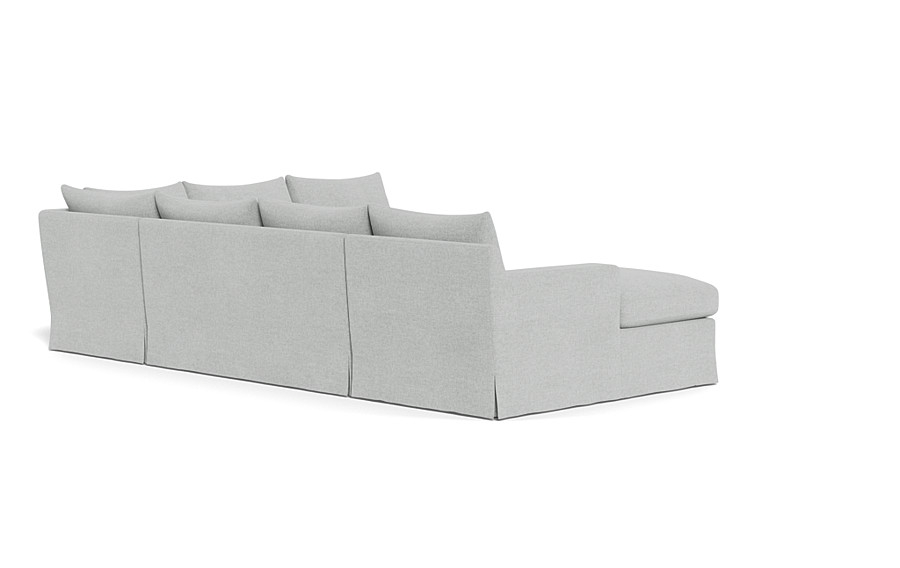 Sloan Slipcovered 4-Piece Corner Sectional Sofa with  Chaise - Image 2
