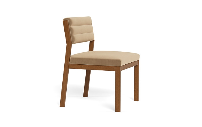 Nora Upholstered Armless Chair - Image 1