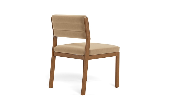 Nora Upholstered Armless Chair - Image 2