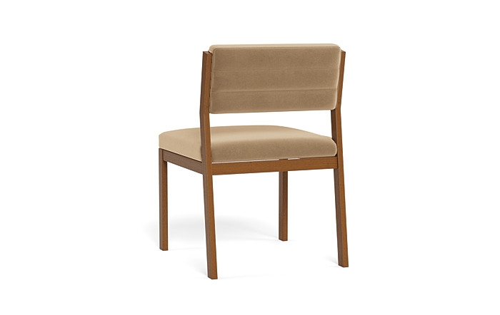 Nora Upholstered Armless Chair - Image 3