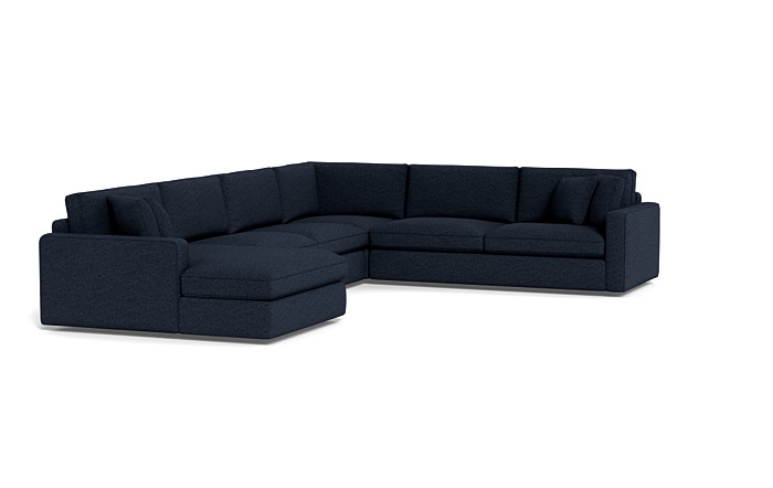 James 4-Piece 5-Seat Corner Chaise Sectional Left - Image 3