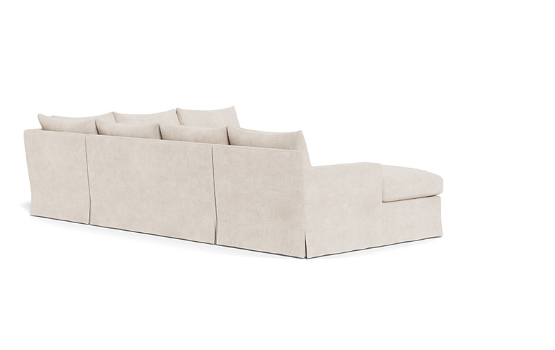 Sloan Slipcovered 4-Piece Corner Sectional Sofa with  Chaise - Image 2