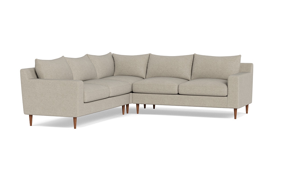 Sloan Corner 4-Seat Sectional Sofa, Down alternative filler - Image 4