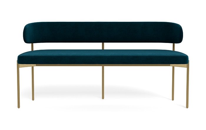 Hollis Upholstered Metal Framed Bench - Image 0