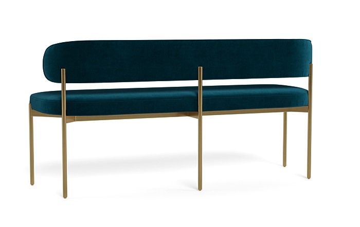 Hollis Upholstered Metal Framed Bench - Image 4
