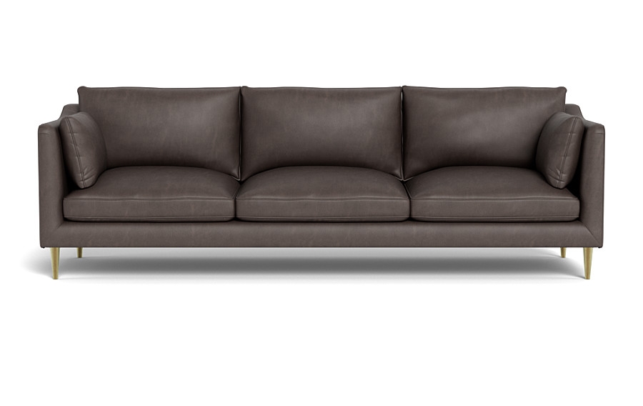 Caitlin Leather 3-Seat Sofa by The Everygirl® - Image 0