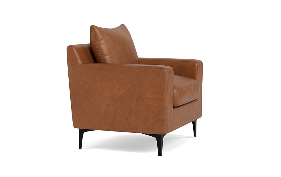 Sloan Leather Petite Chair - Image 1