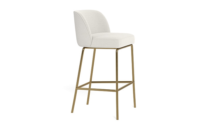 Graham Metal Framed Upholstered Bar Stool - Image 2