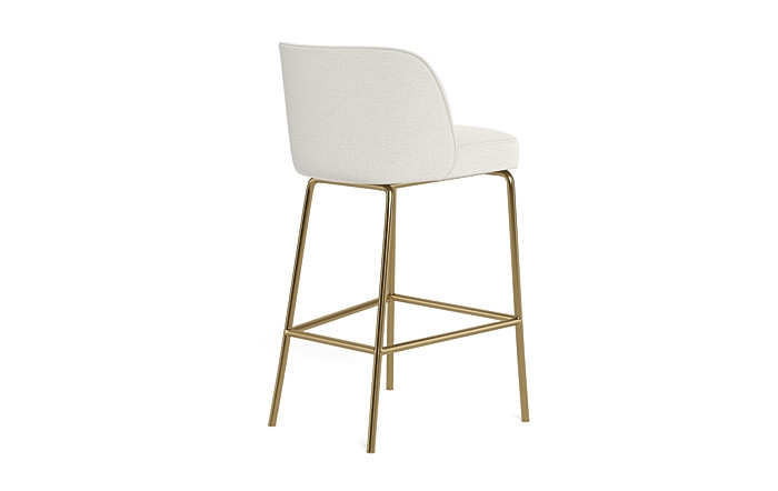 Graham Metal Framed Upholstered Bar Stool - Image 4