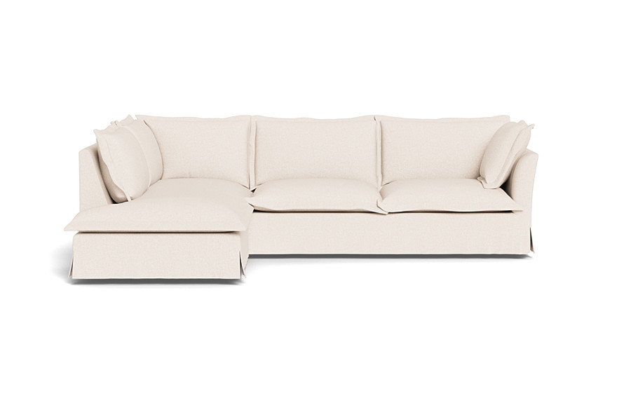 Skylar Slipcovered 3-Seat  Bumper Sectional - Image 0