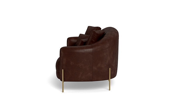 Fiona Leather 3-Seat Sofa - Image 2