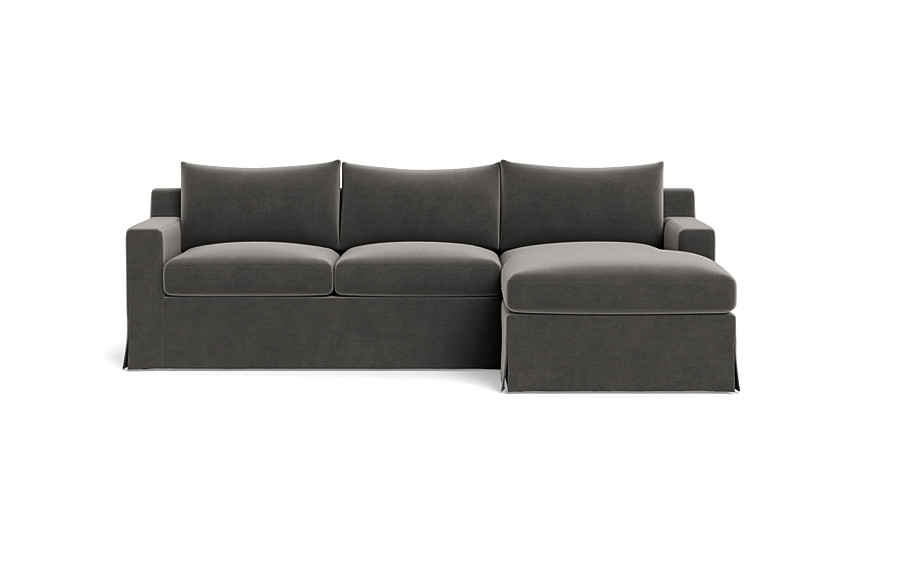 Sloan Slipcovered  Chaise Sectional - Image 0