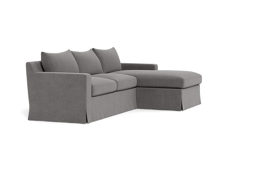 Sloan Slipcovered  Chaise Sectional - Image 2