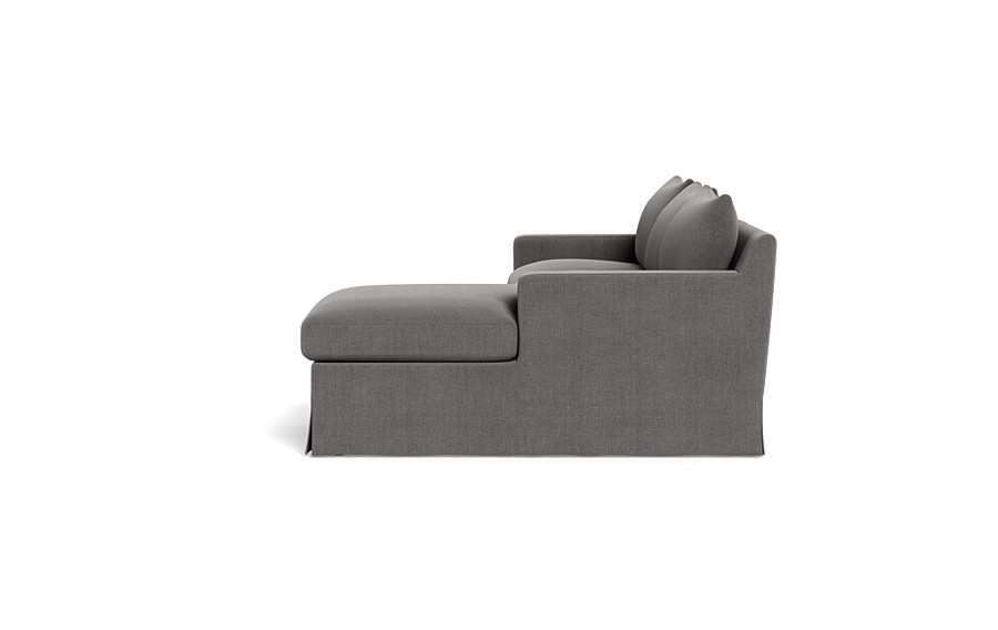 Sloan Slipcovered  Chaise Sectional - Image 1
