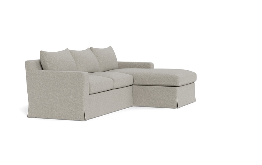 Sloan Slipcovered  Chaise Sectional - Image 2