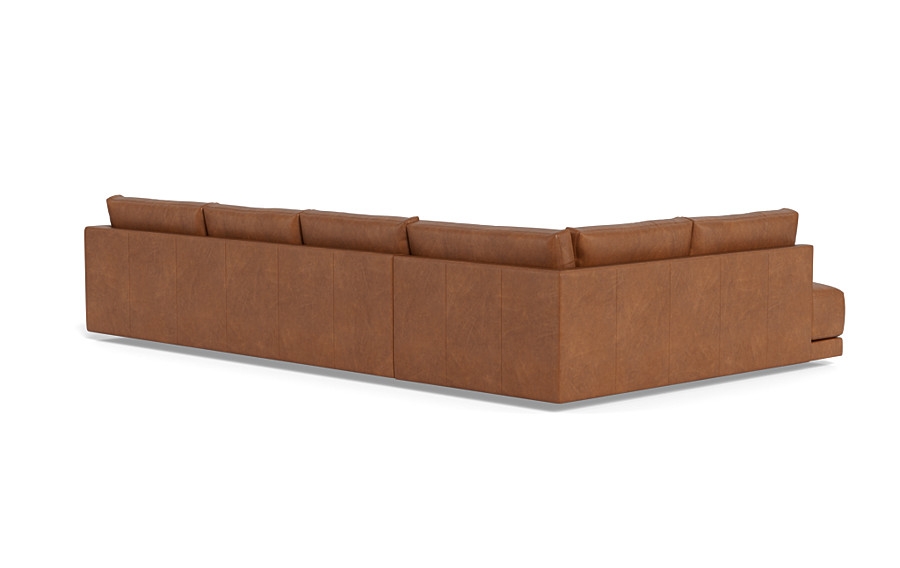 Lukas 4-Seat Leather Left Bumper Sectional - Image 2