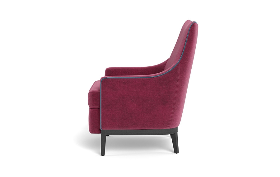 Kingsley Accent Chair with Contrast Piping - Image 3