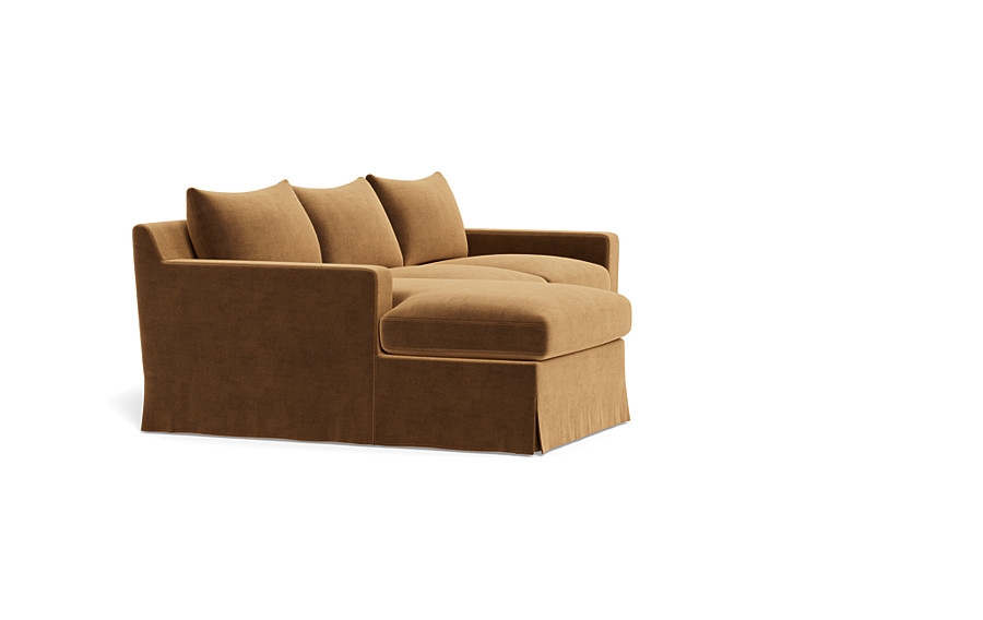 Sloan Slipcovered  Chaise Sectional - Image 1