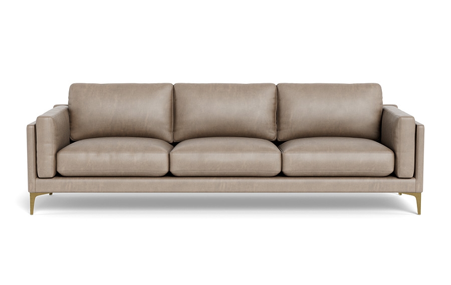 Gaby Leather 3-Seat Sofa - Image 0