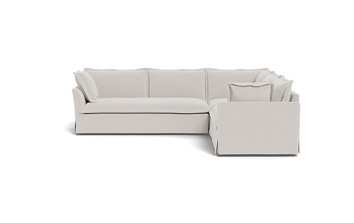 Skylar Slipcovered Corner 4-Seat Sectional Sofa - Image 0