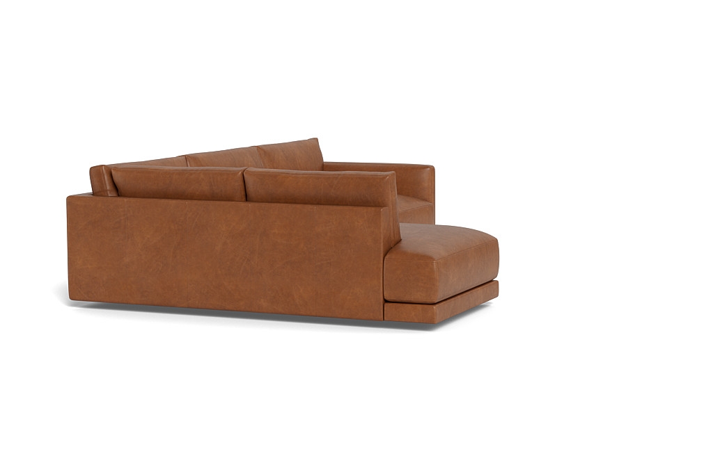 Lukas 3-Seat Leather Left Bumper Sectional - Image 4