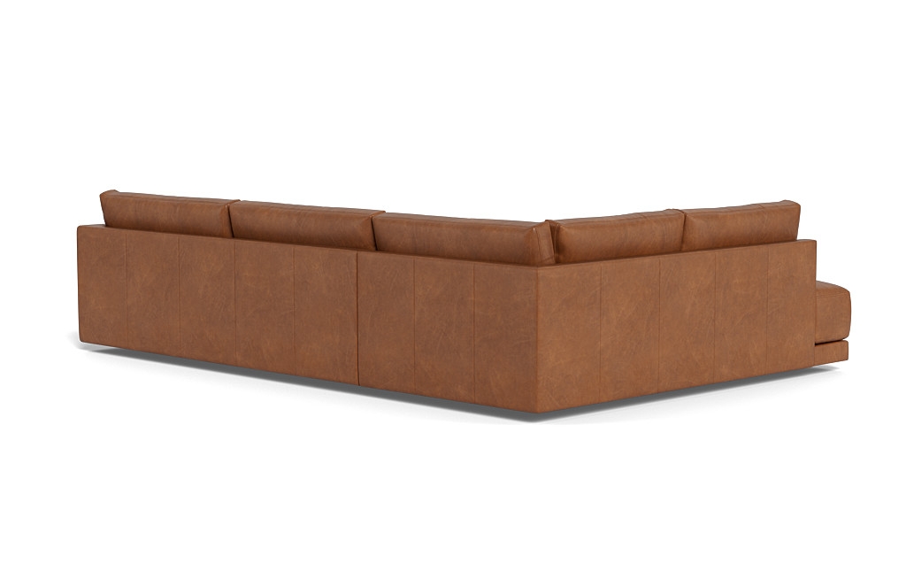 Lukas 3-Seat Leather Left Bumper Sectional - Image 2