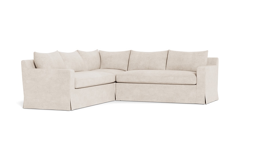 Sloan Slipcovered Corner 4-Seat Sectional Sofa - Image 4