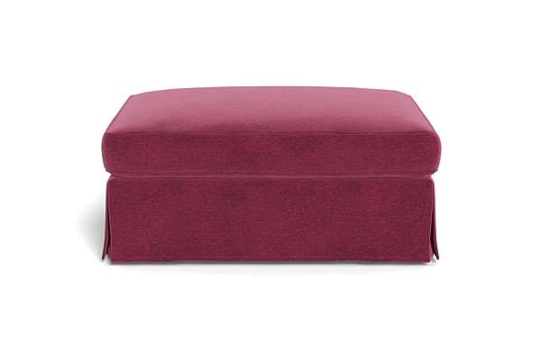 Caitlin Slipcovered Ottoman by The Everygirl® - Image 0