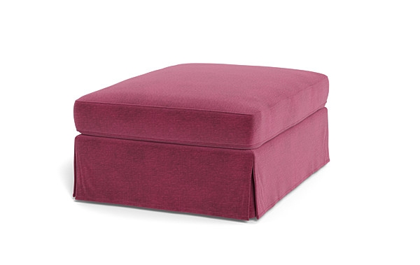 Caitlin Slipcovered Ottoman by The Everygirl® - Image 4