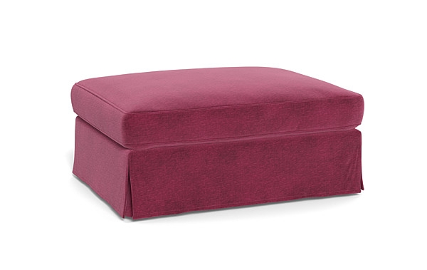 Caitlin Slipcovered Ottoman by The Everygirl® - Image 1