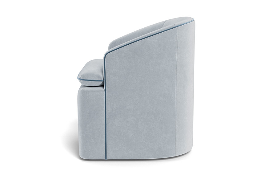 Daphne Upholstered Chair with Contrast Piping - Image 1