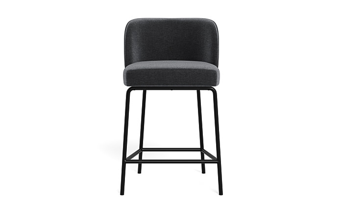 Graham Metal Framed Upholstered Counter Stool - Image 0