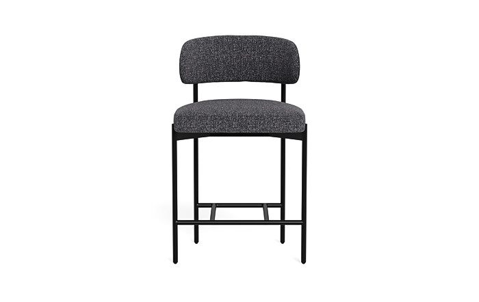 Hollis Metal Framed Upholstered Counter Stool - Image 0