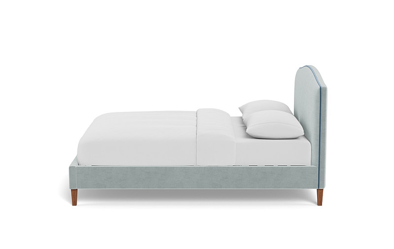 Celia Upholstered Bed with Contrast Piping - Image 2