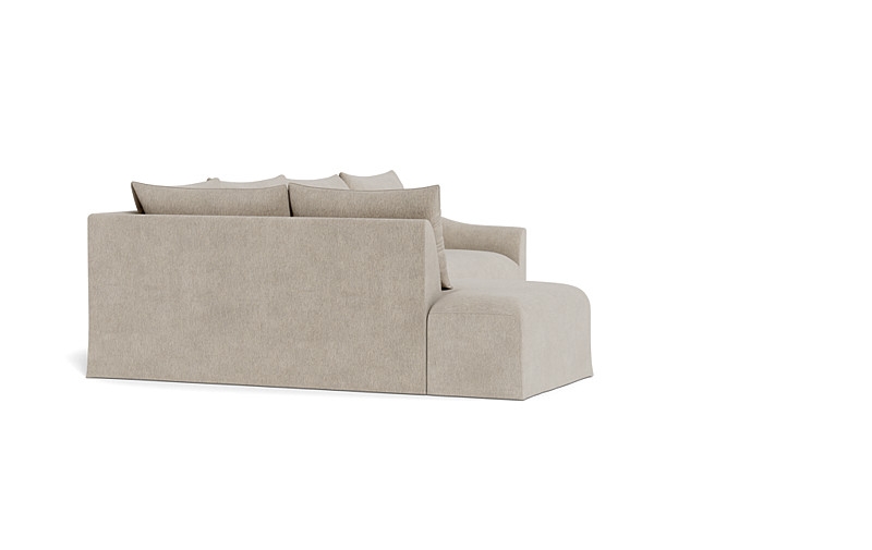 Dixon Slipcovered 4-Seat Left Bumper Sectional - Image 3
