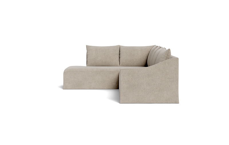 Dixon Slipcovered 4-Seat Left Bumper Sectional - Image 4