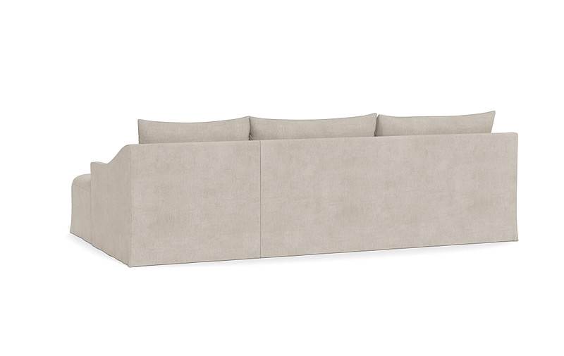 Dixon Slipcovered 3-Seat Right Chaise Sectional - Image 3