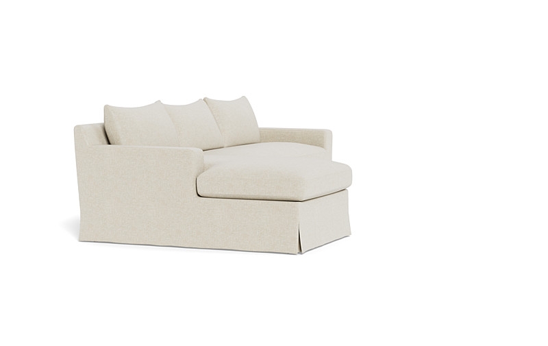 Sloan Slipcovered  Chaise Sectional - Image 1