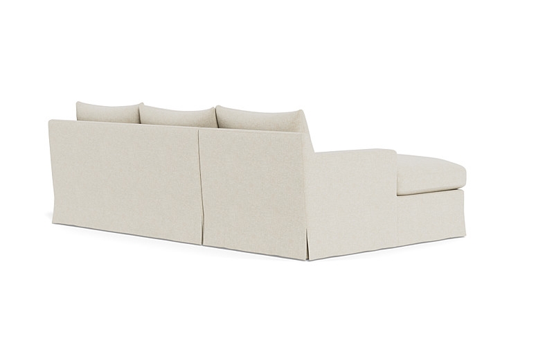 Sloan Slipcovered  Chaise Sectional - Image 3