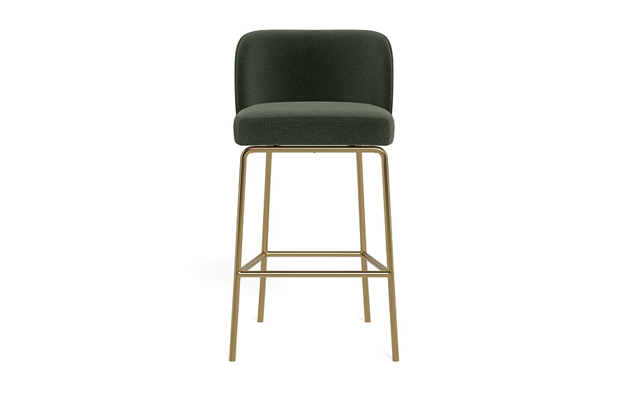 Graham Metal Framed Upholstered Bar Stool - Image 0