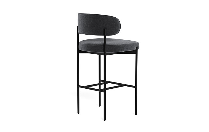 Hollis Metal Framed Upholstered Bar Stool - Image 4