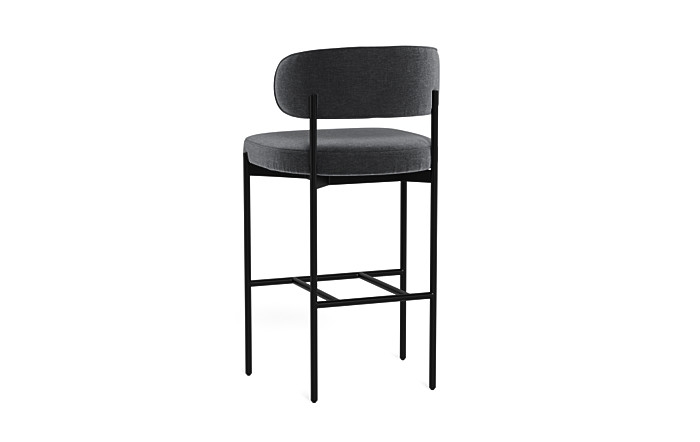 Hollis Metal Framed Upholstered Bar Stool - Image 2