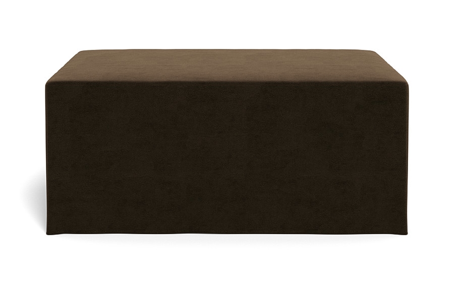 Dixon Slipcovered Rectangle Ottoman - Image 0