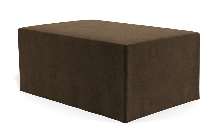 Dixon Slipcovered Rectangle Ottoman - Image 1