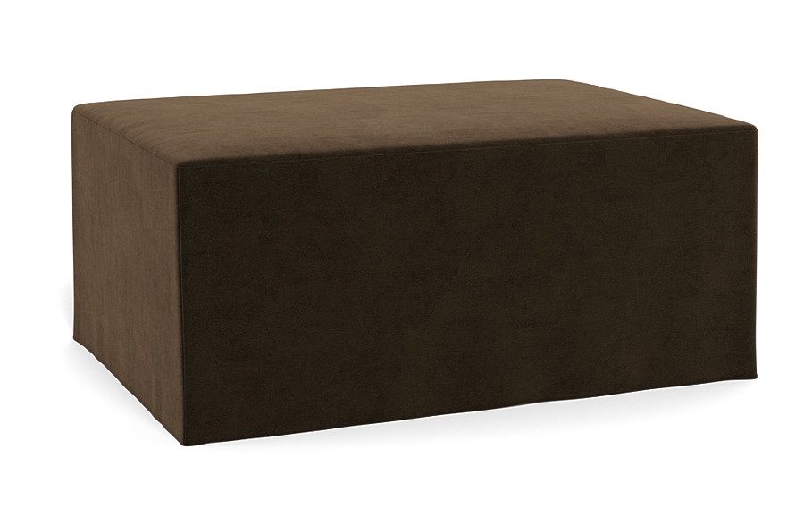 Dixon Slipcovered Rectangle Ottoman - Image 4