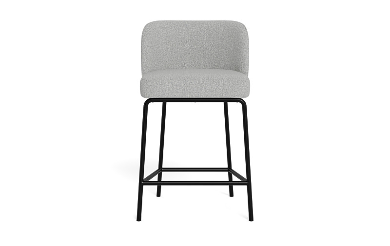 Graham Metal Framed Upholstered Counter Stool - Image 0