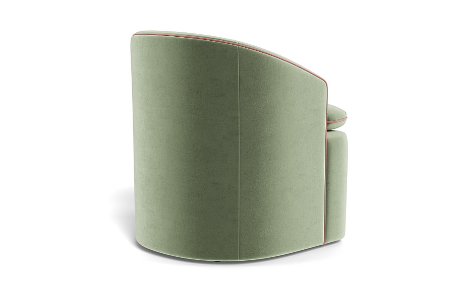 Daphne Upholstered Chair with Contrast Piping - Image 2