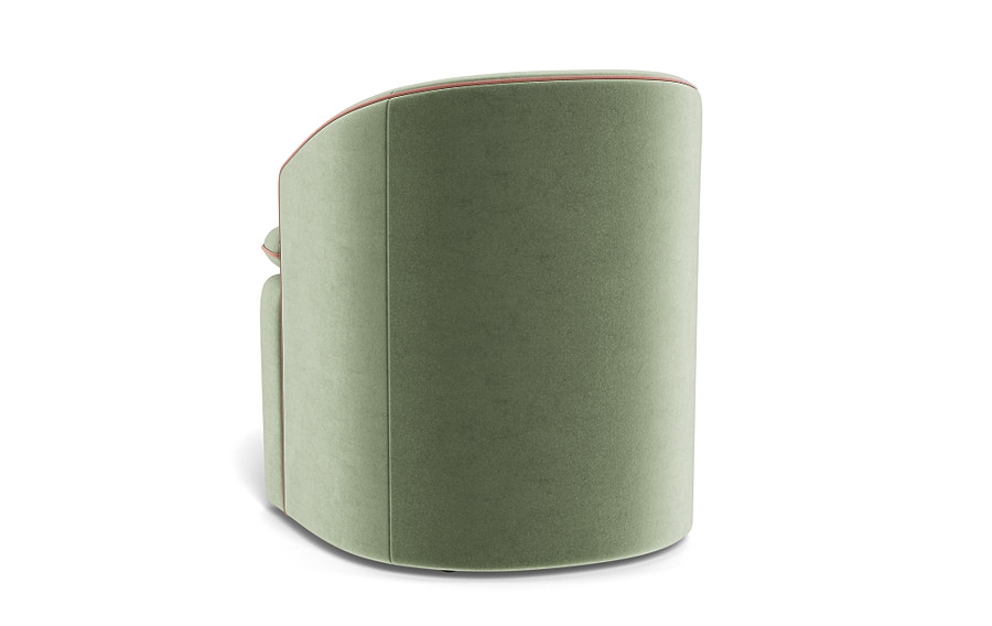 Daphne Upholstered Chair with Contrast Piping - Image 1