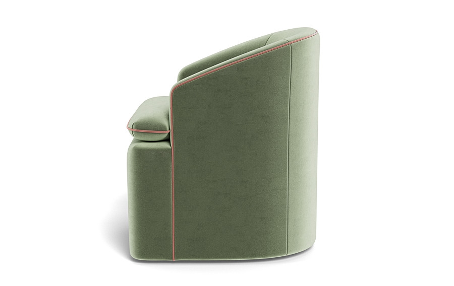 Daphne Upholstered Chair with Contrast Piping - Image 4